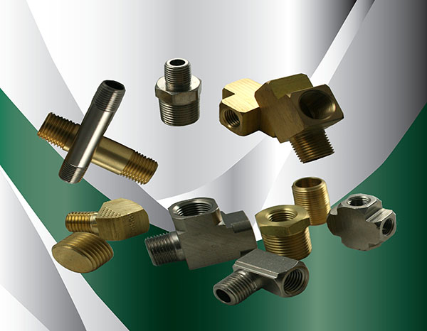 Brass And Nickel Plated Brass Pipe Fittings Polyconn 4382